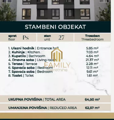 Trosoban stan | 4zida