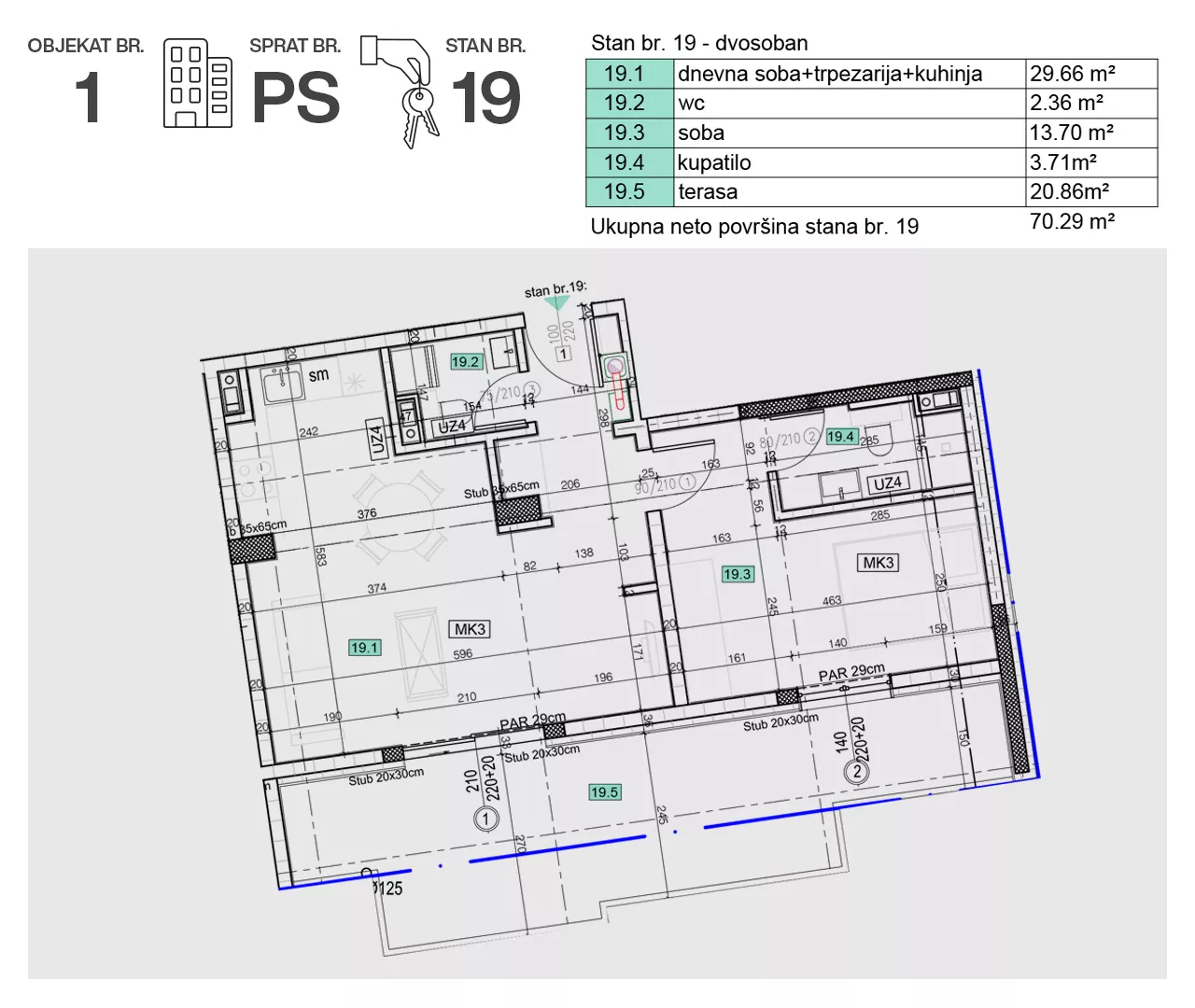 Dvoiposoban stan | 4zida