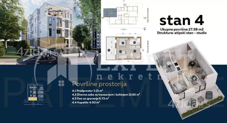 Četvorosoban stan | 4zida