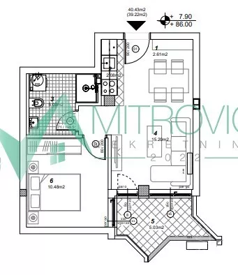 Dvosoban stan | 4zida