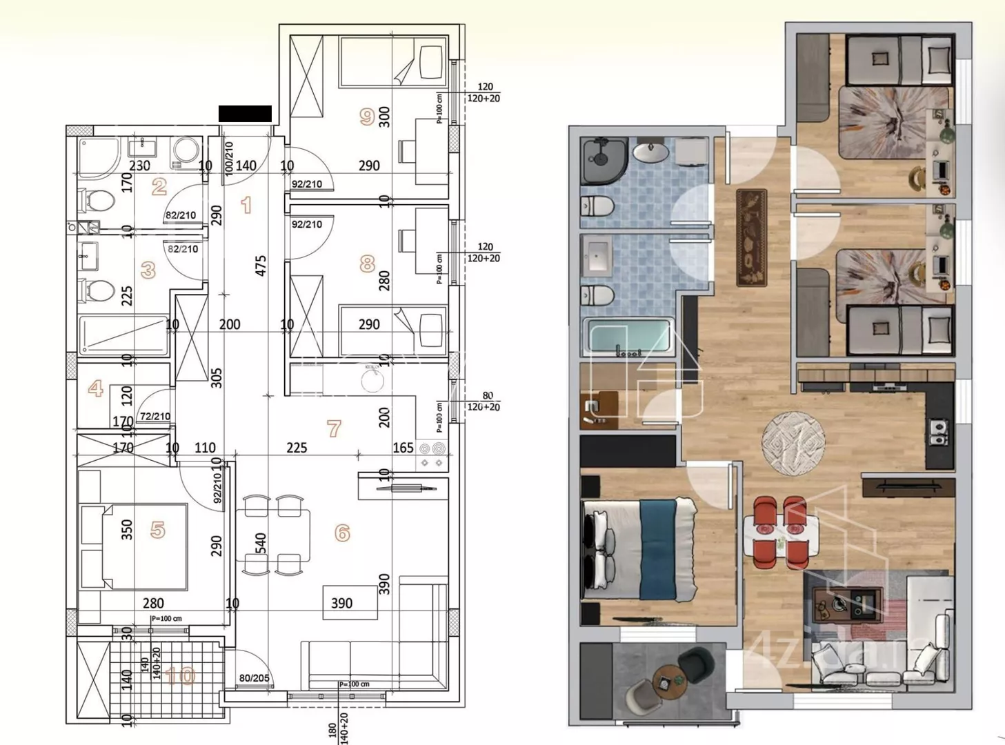 Troiposoban stan | 4zida