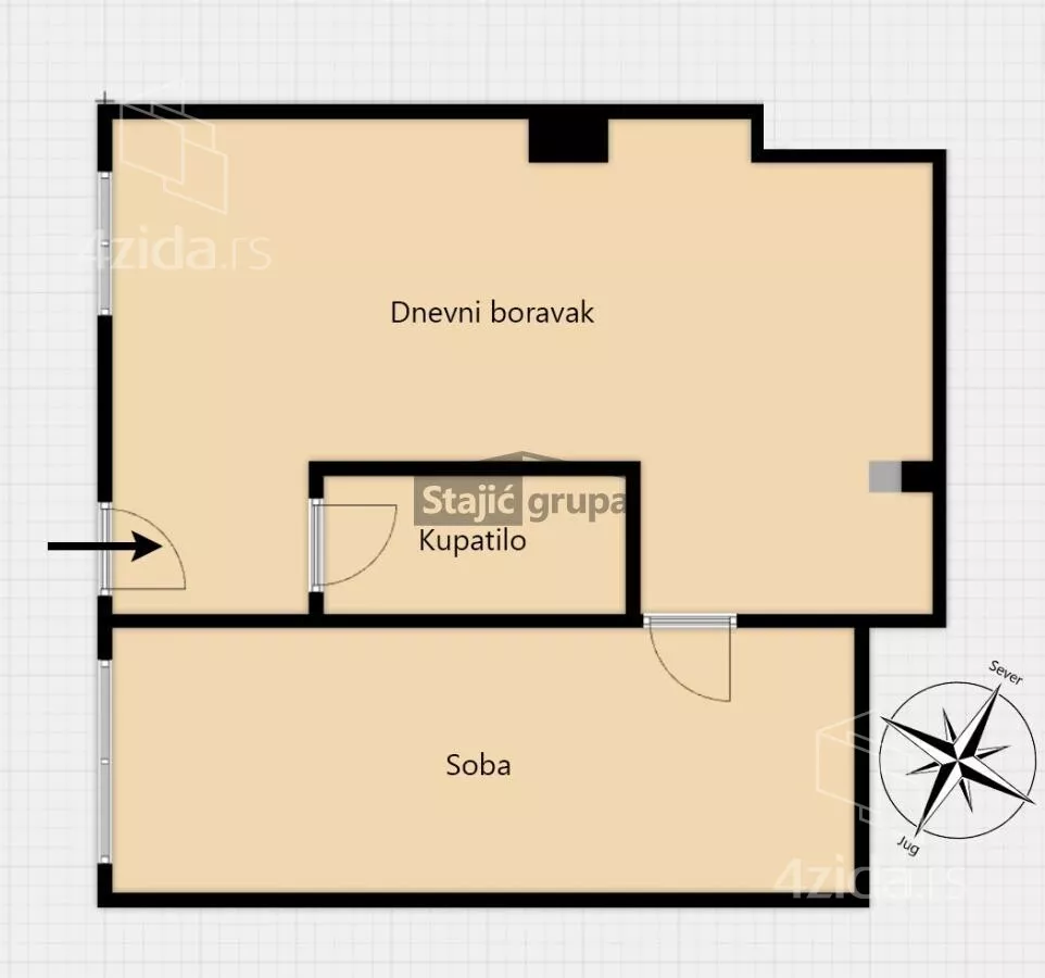 Dvosoban stan | 4zida