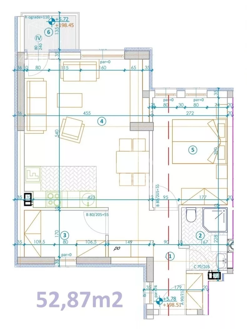 Dvosoban stan | 4zida