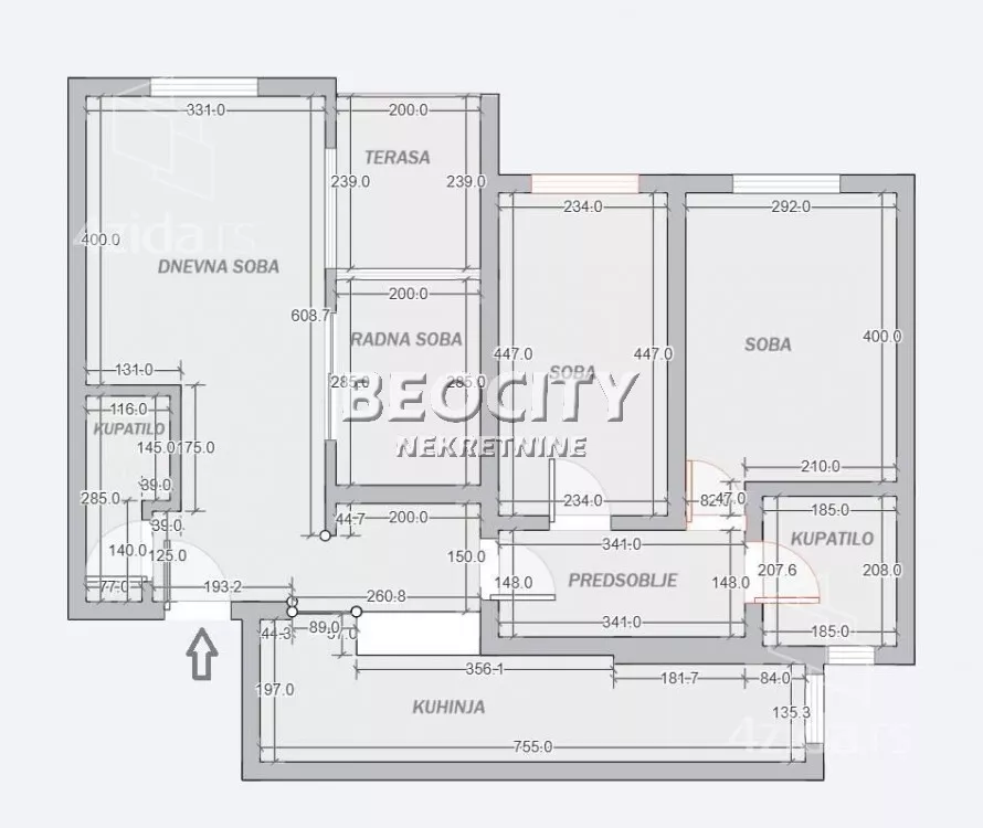 Trosoban stan | 4zida