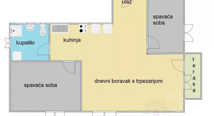 Dvosoban stan | 4zida