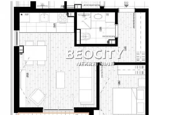 Jednoiposoban stan | 4zida