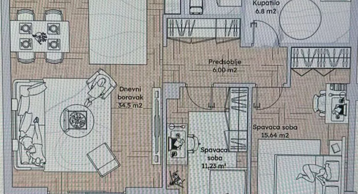 Trosoban stan | 4zida