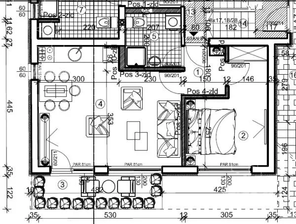 Jednoiposoban stan | 4zida