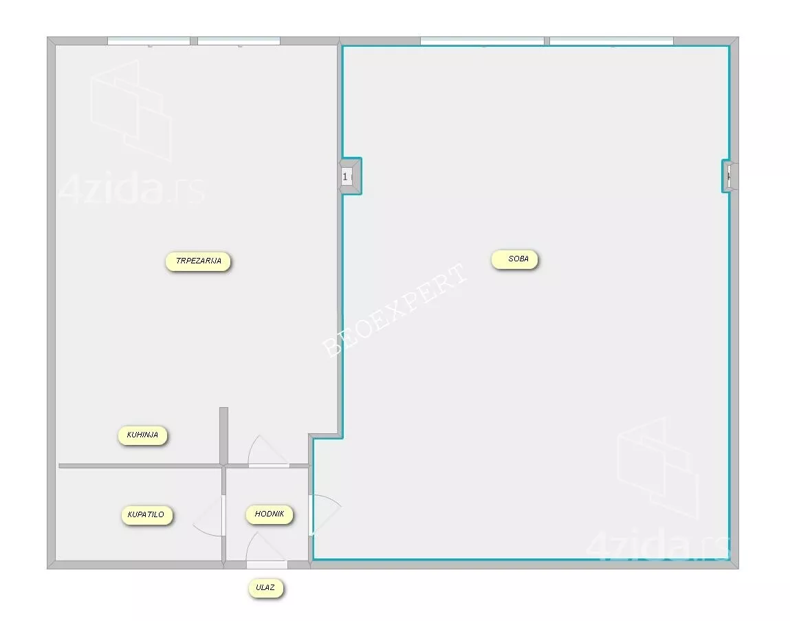 Dvosoban stan | 4zida