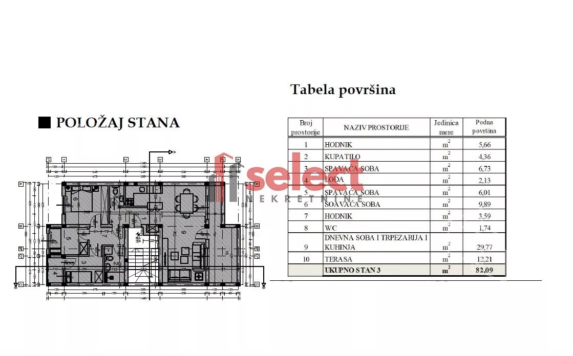 Troiposoban stan | 4zida