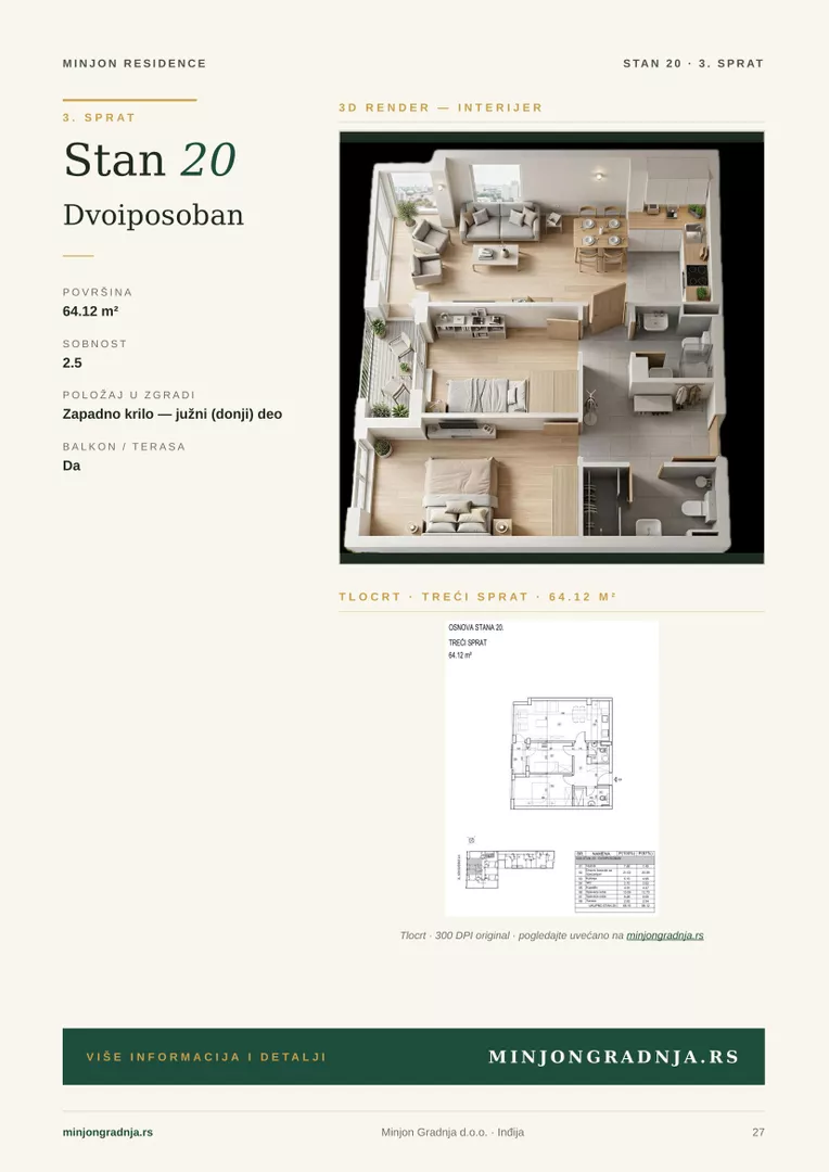 Dvoiposoban stan | 4zida