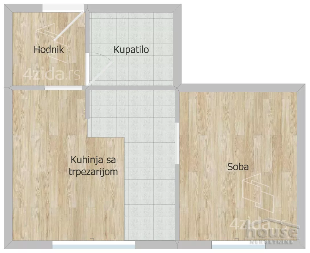 Jednoiposoban stan | 4zida