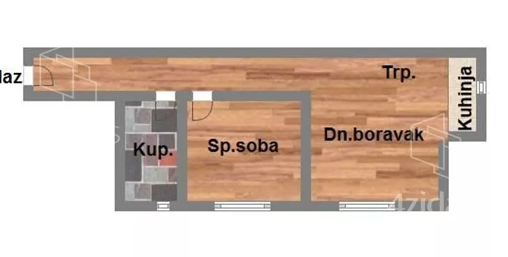 Jednoiposoban stan | 4zida