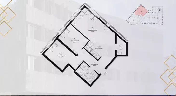 Trosoban stan | 4zida