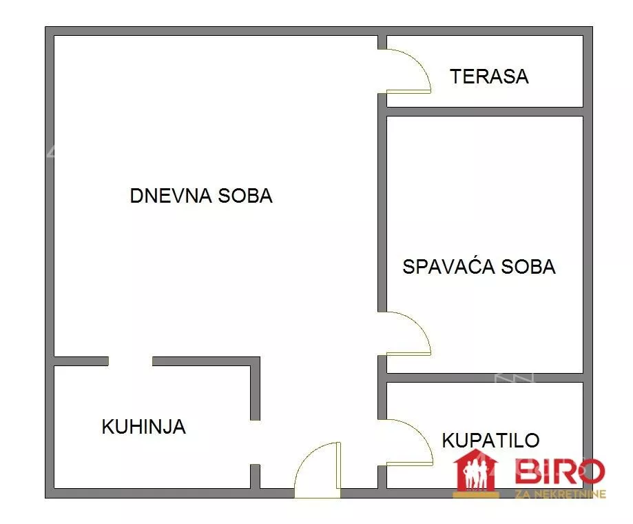 Jednoiposoban stan | 4zida