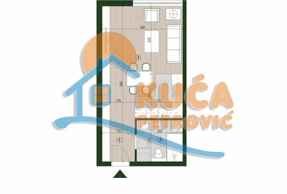 Jednosoban stan | 4zida