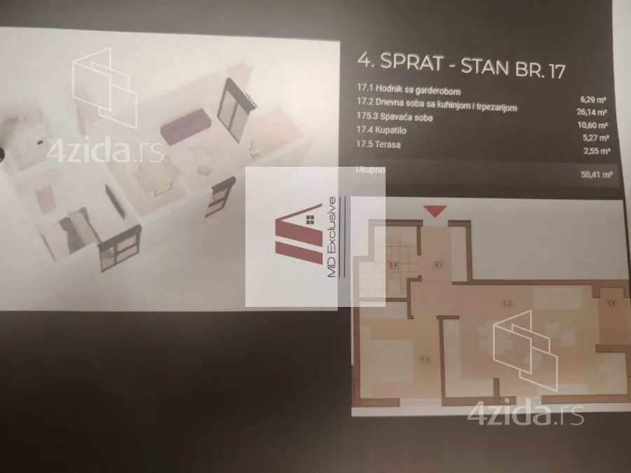 Dvosoban stan | 4zida