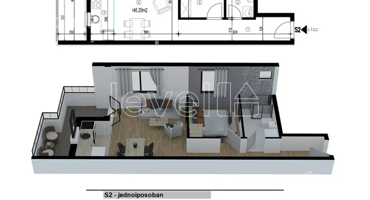 Dvosoban stan | 4zida