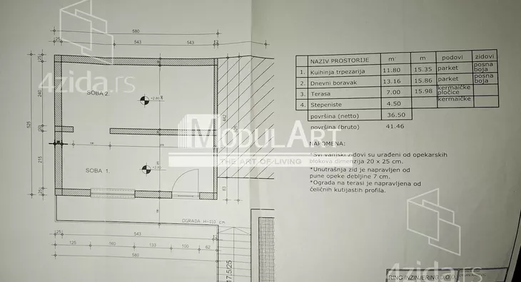 1-etažna kuća | 4zida