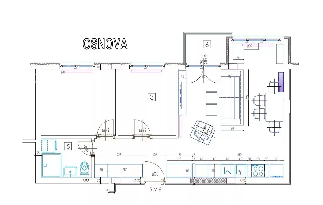 Trosoban stan | 4zida
