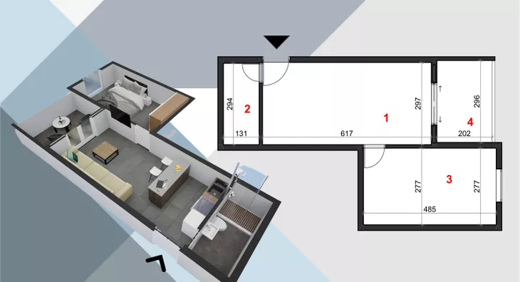 Dvosoban stan | 4zida