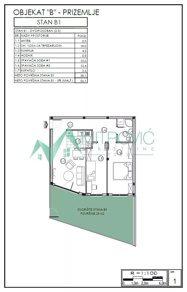 Dvoiposoban stan | 4zida