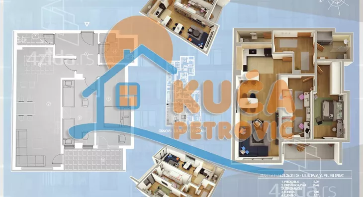 Trosoban stan | 4zida