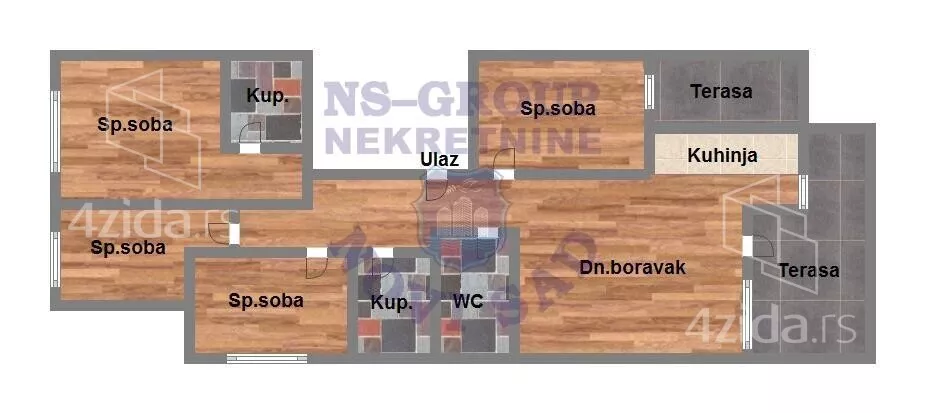 Petosoban stan | 4zida