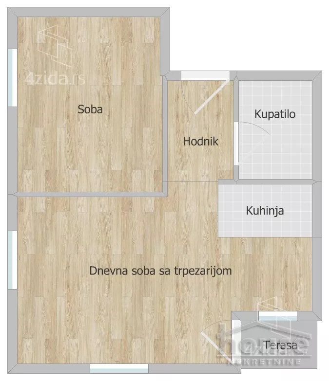 Jednoiposoban stan | 4zida