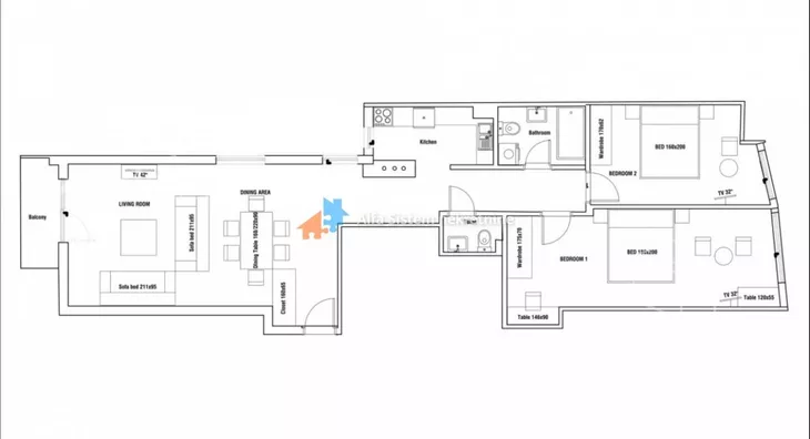 Trosoban stan | 4zida