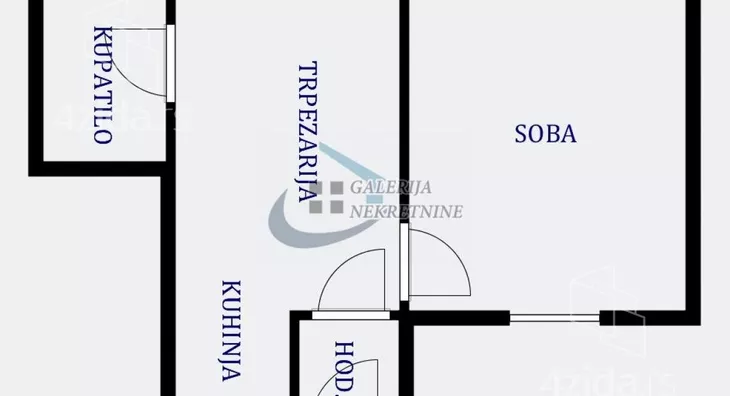 Jednosoban stan | 4zida