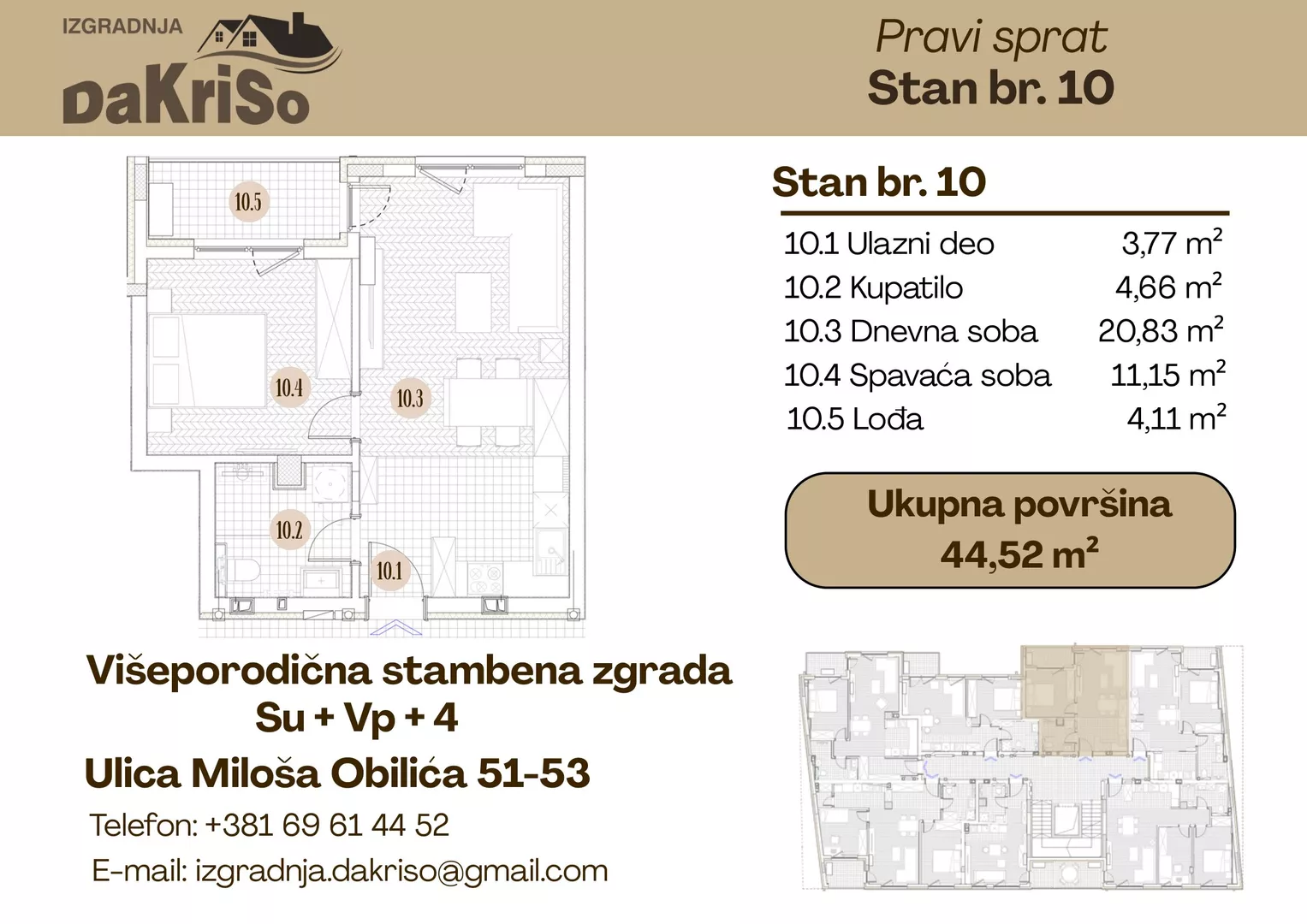 Dvosoban stan | 4zida