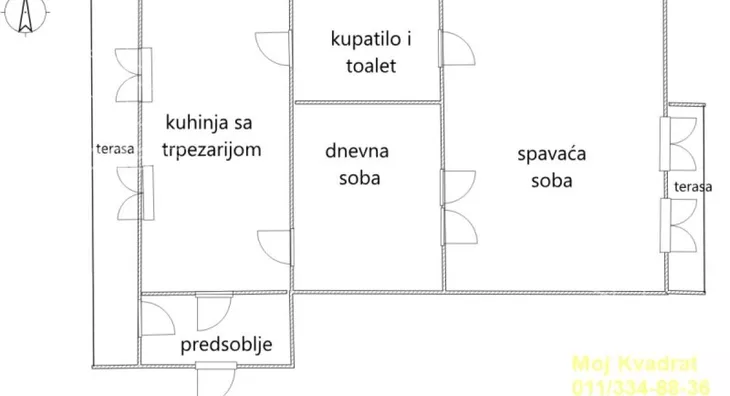 Dvosoban stan | 4zida
