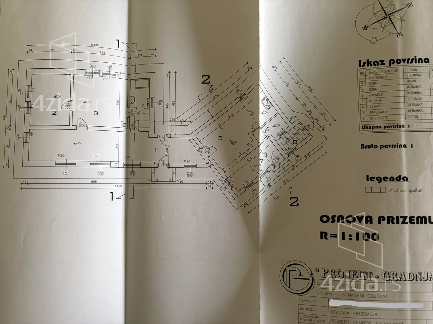 1-etažna kuća | 4zida