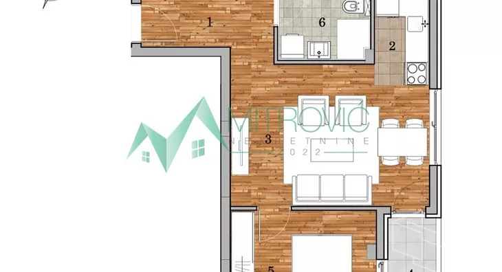 Dvosoban stan | 4zida