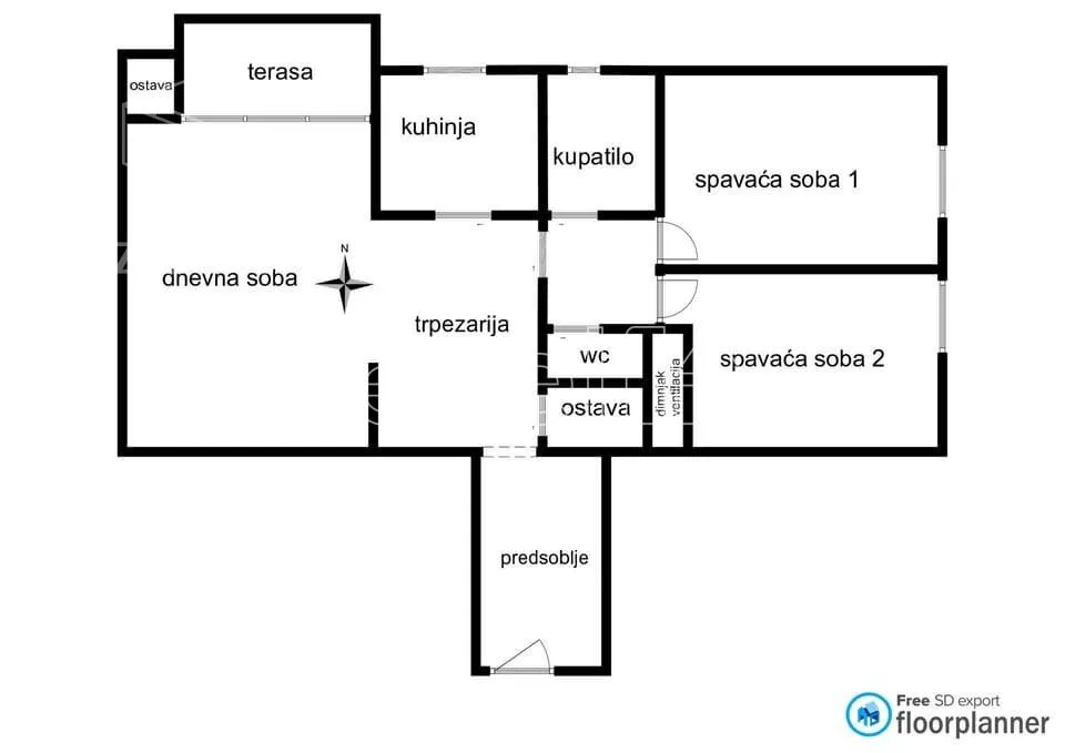 Trosoban stan | 4zida