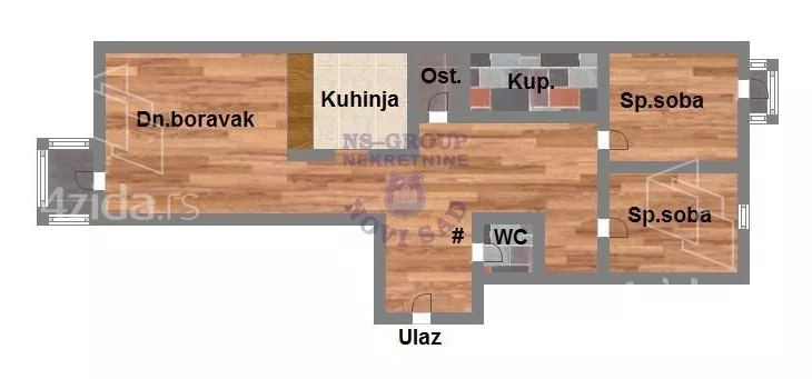 Trosoban stan | 4zida