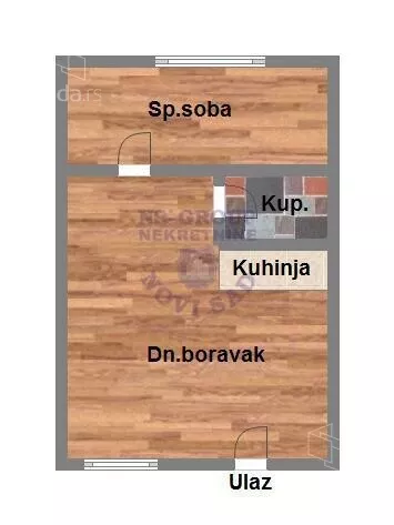 Jednoiposoban stan | 4zida