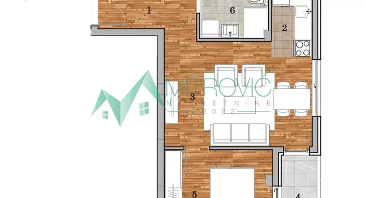 Dvosoban stan | 4zida