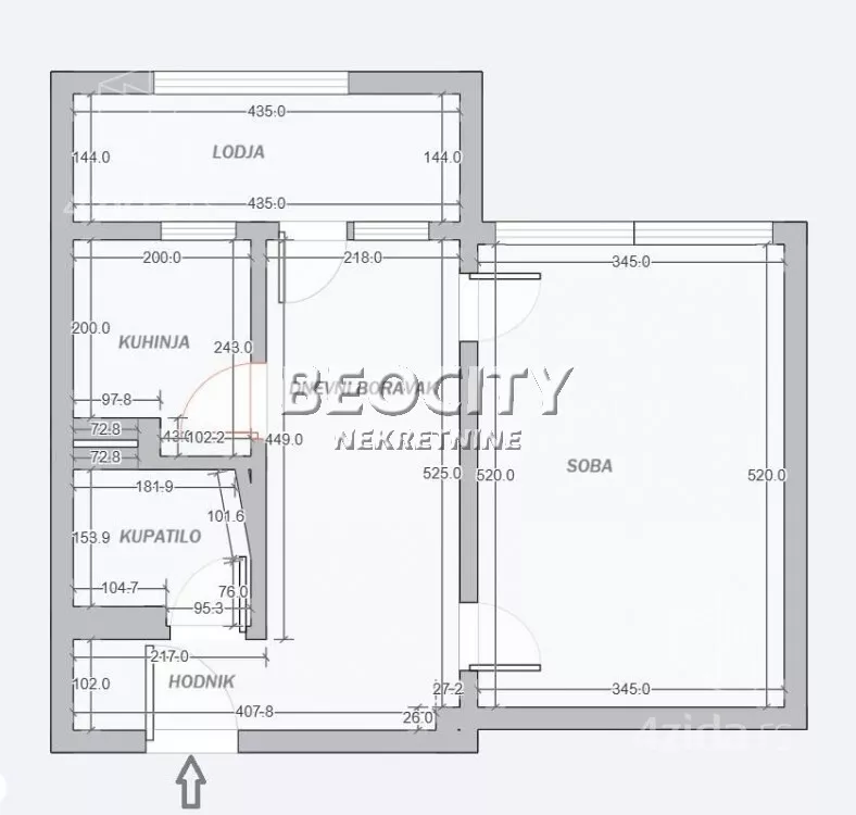 Jednoiposoban stan | 4zida