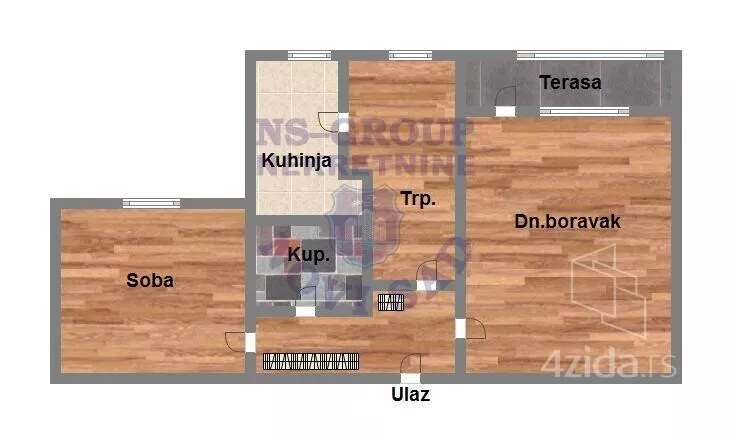 Dvosoban stan | 4zida