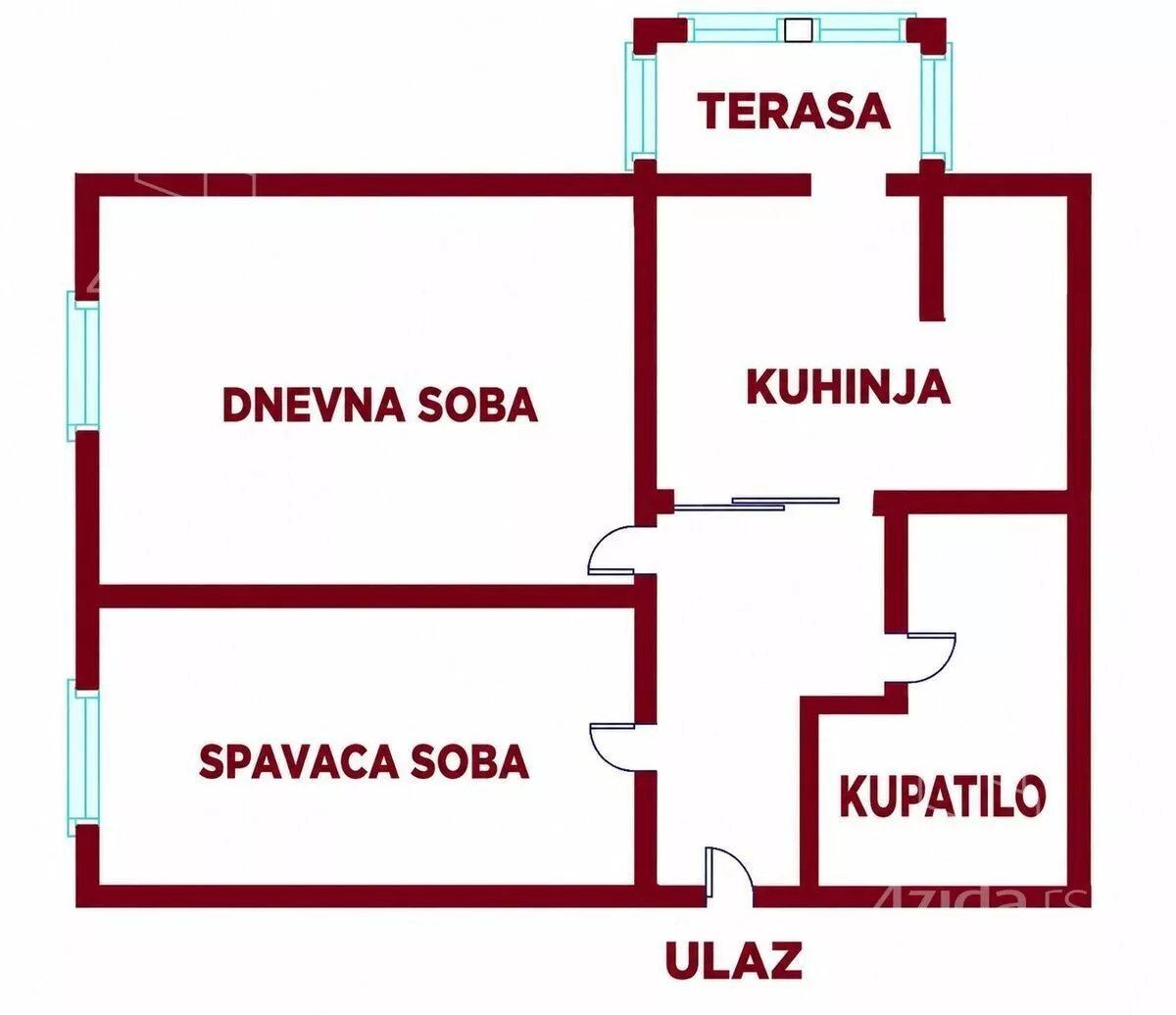 Dvosoban stan | 4zida