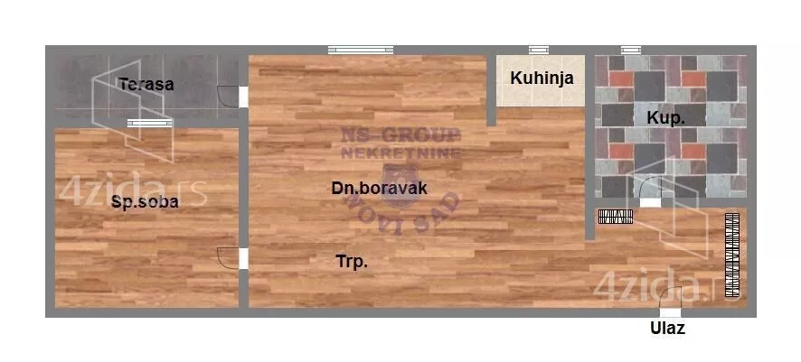 Jednoiposoban stan | 4zida