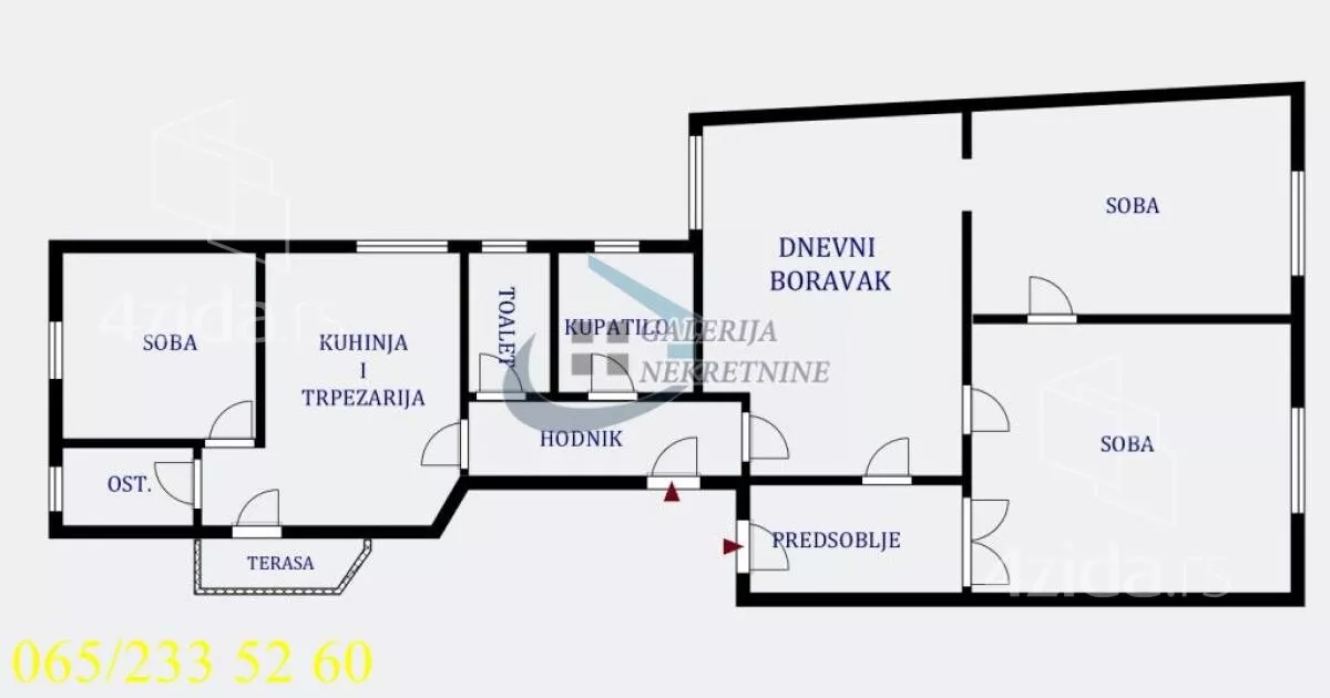 Troiposoban stan | 4zida