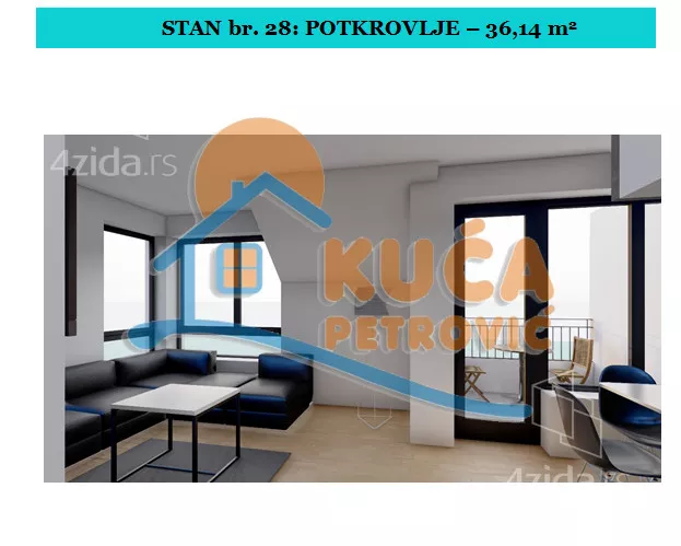 Jednoiposoban stan | 4zida