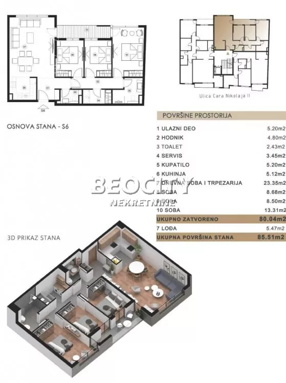 Troiposoban stan | 4zida