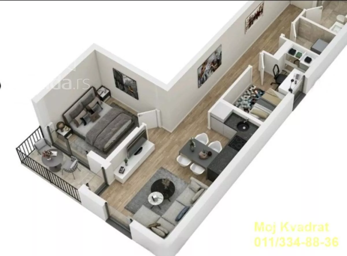 Trosoban stan | 4zida