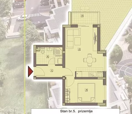 Jednoiposoban stan | 4zida