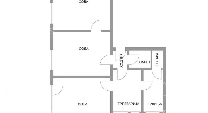 Trosoban stan | 4zida