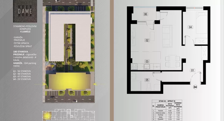 Dvosoban stan | 4zida
